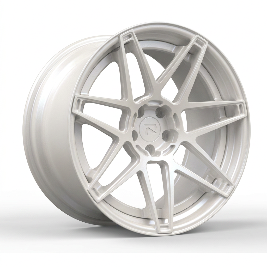 RZR CLXIV forged wheel — Satin White Pearl
