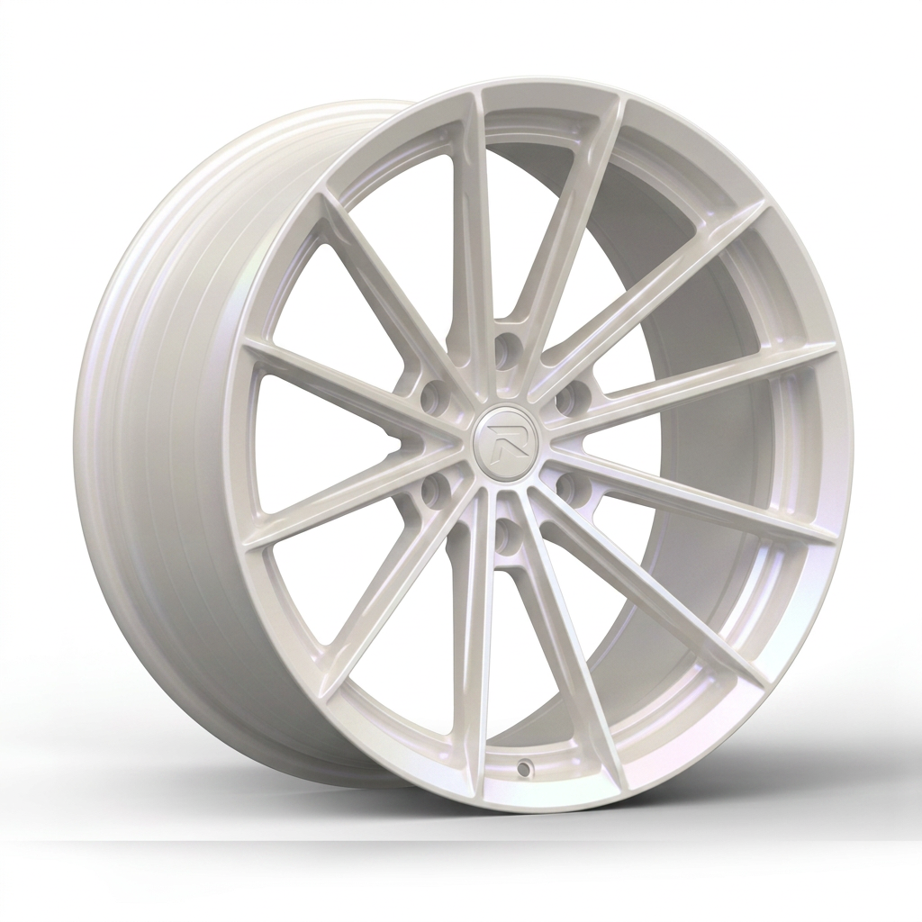RZR CXX forged wheel — Satin White Pearl