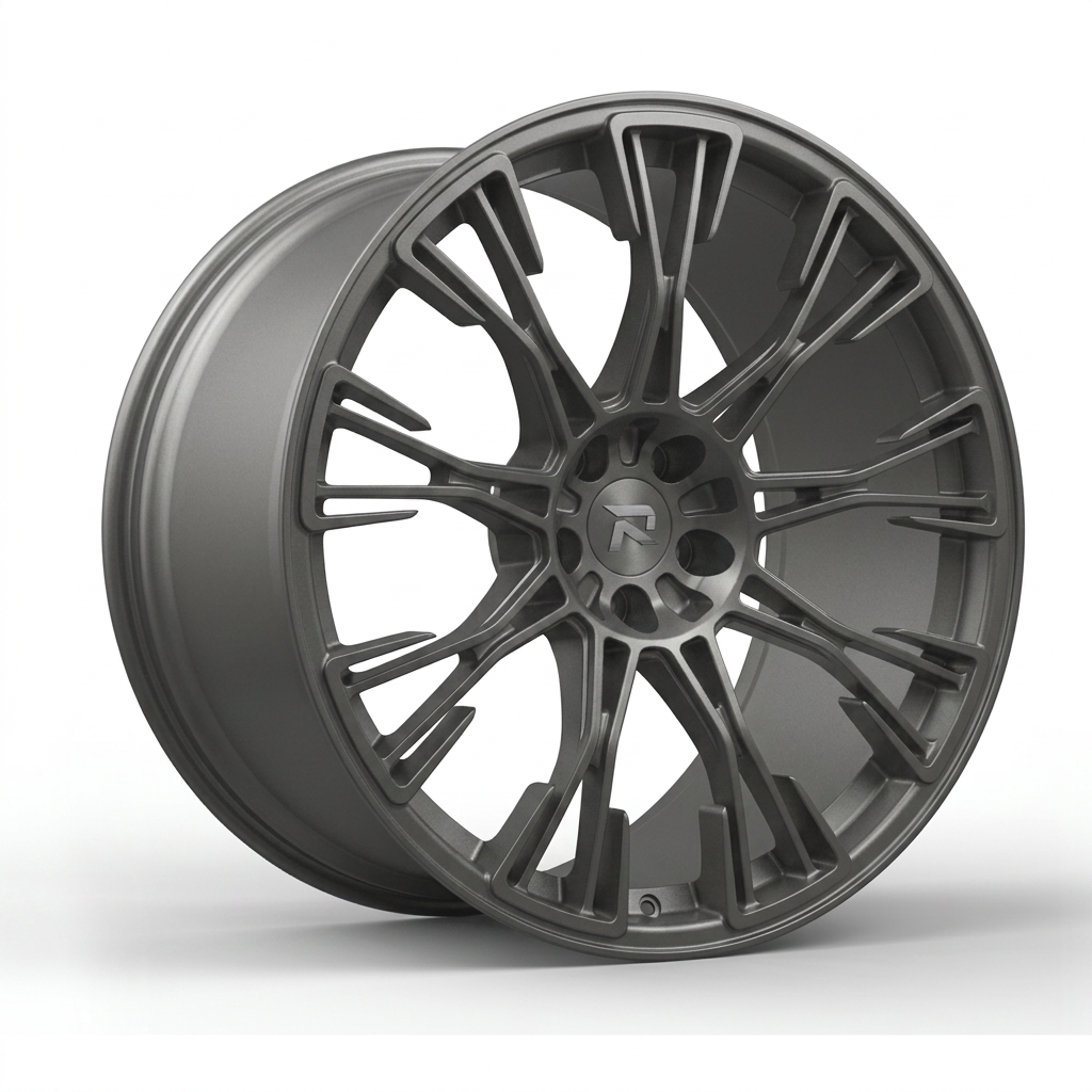 RZR CLXXX forged wheel — Satin Titanium Grey
