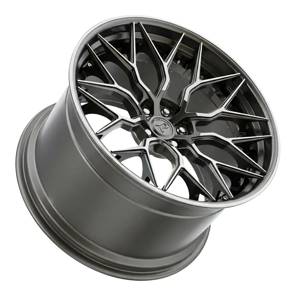 RZR I forged wheel — Gloss Gunmetal