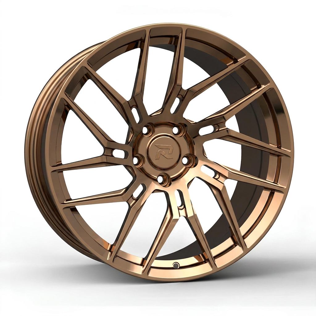 RZR CLXIII forged wheel — Tinted Bronze Chrome