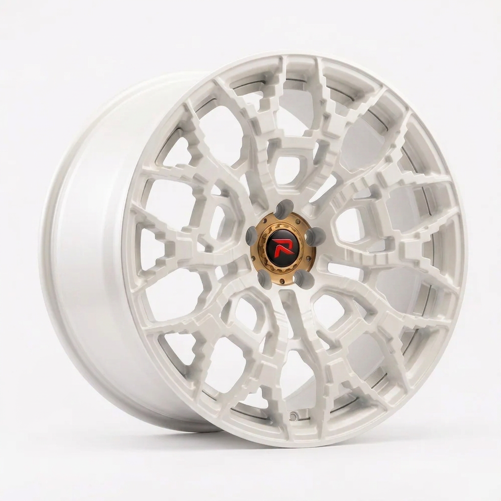 RZR XLIX forged wheel — Satin White Pearl