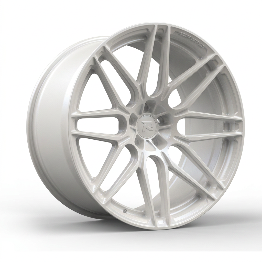 RZR CXVIII forged wheel — Satin White Pearl