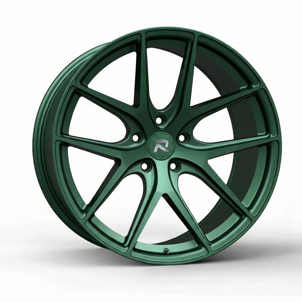 RZR CXCII forged wheel — Satin Emerald Metallic