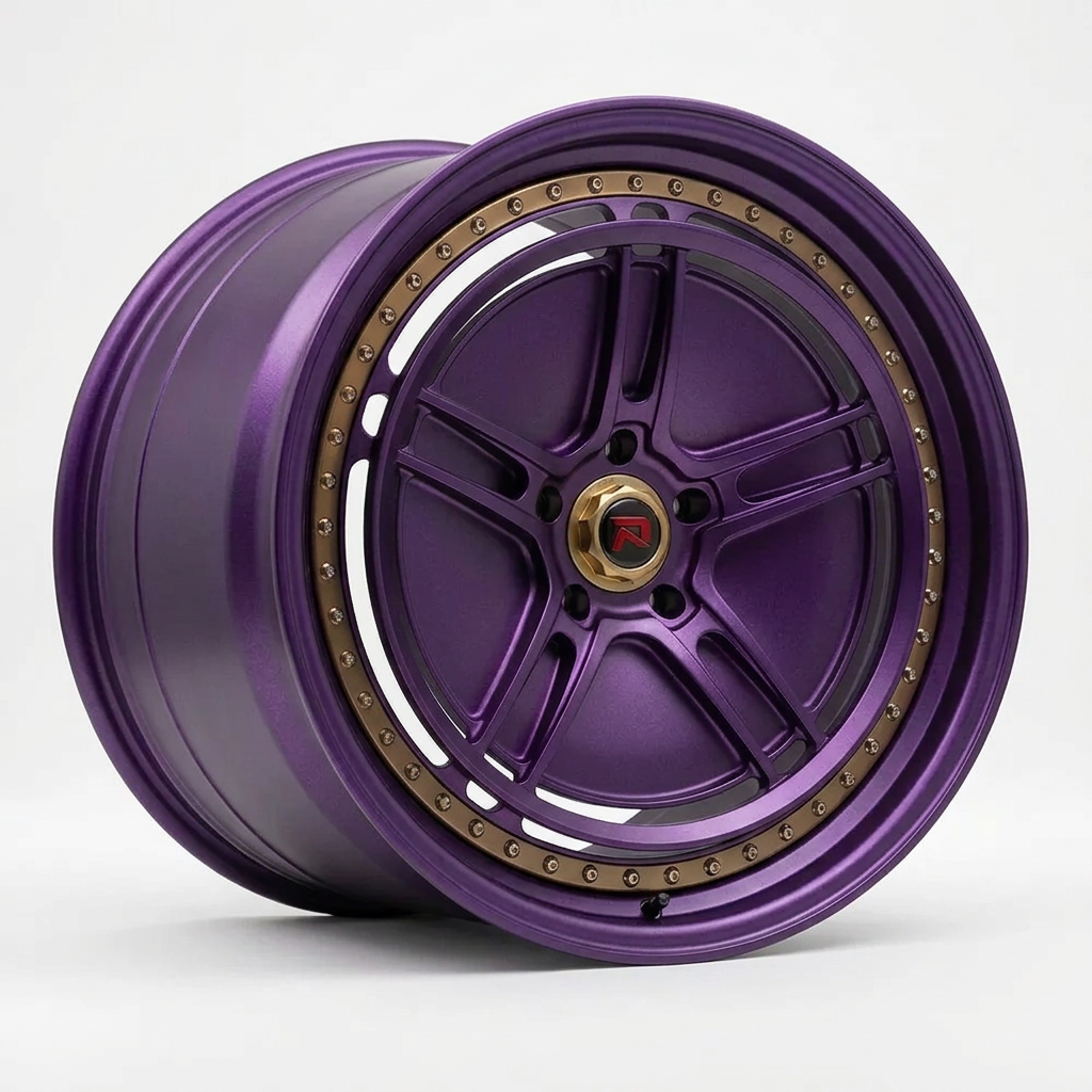 RZR XL forged wheel — Satin Purple Metallic