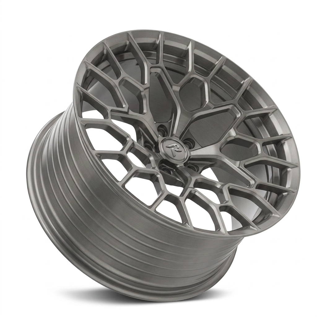 RZR LXXXIII forged wheel — Satin Titanium Grey