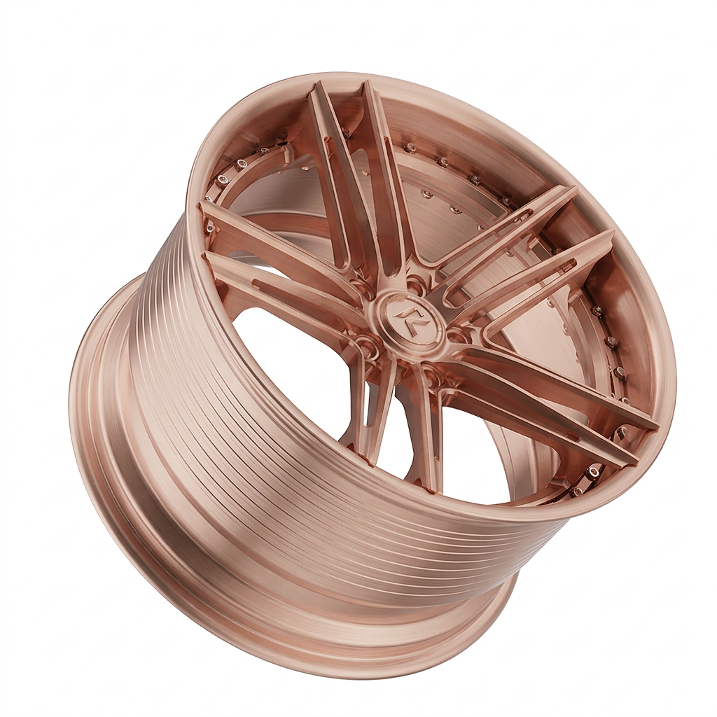 RZR LXIX forged wheel — Brushed Rose Gold