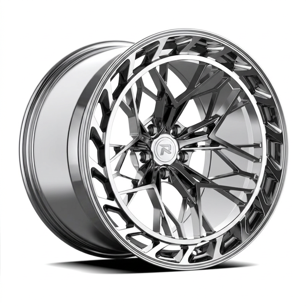 RZR CLXIX forged wheel — Full Polished Chrome