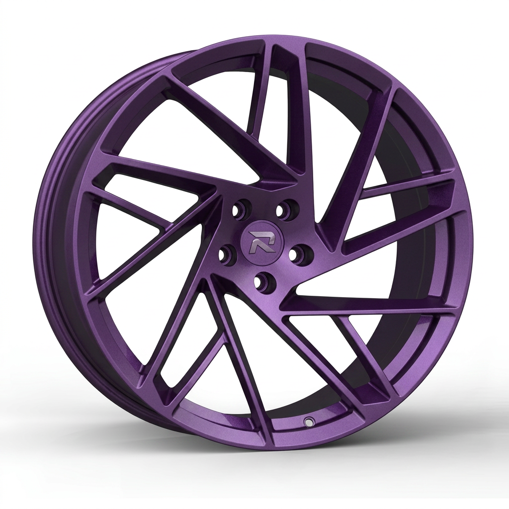 RZR CXIII forged wheel — Satin Purple Metallic