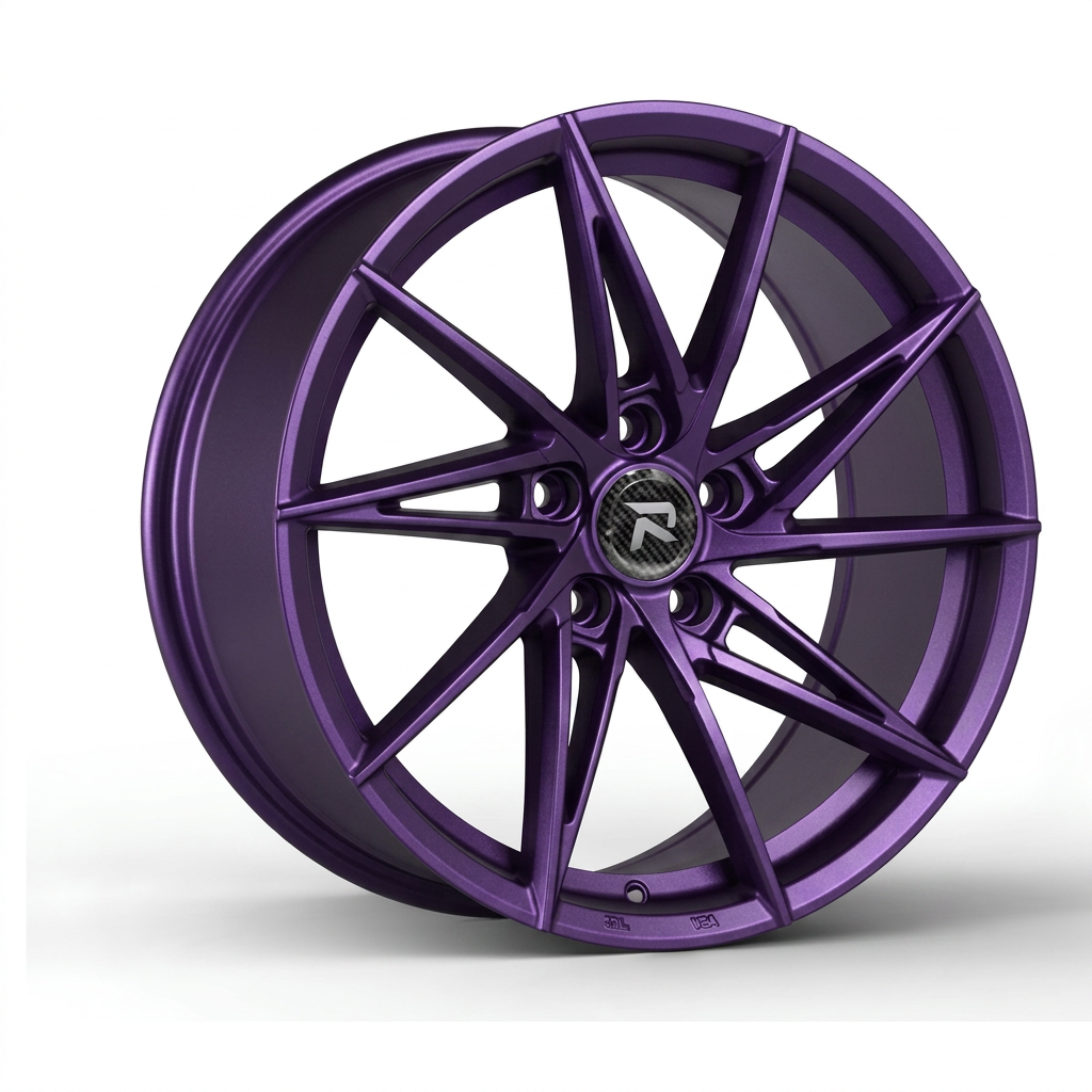 RZR CLXXXI forged wheel — Satin Purple Metallic