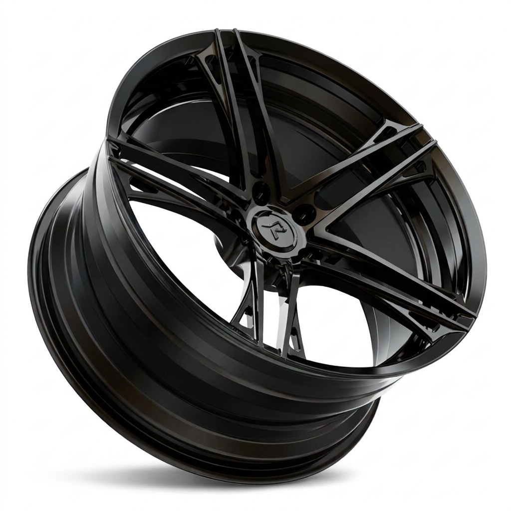 RZR V forged wheel — Full Gloss Black