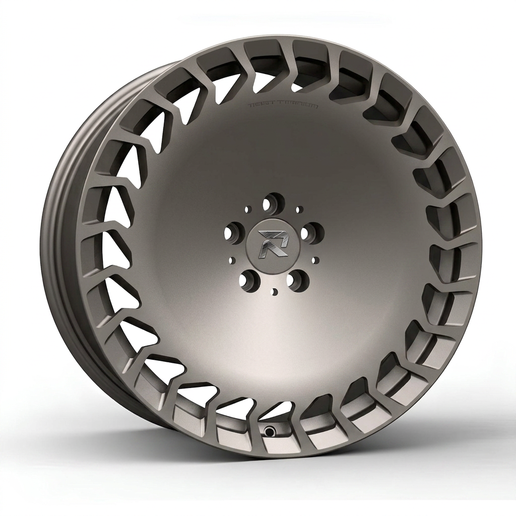 RZR CCIII forged wheel — Satin Titanium Grey