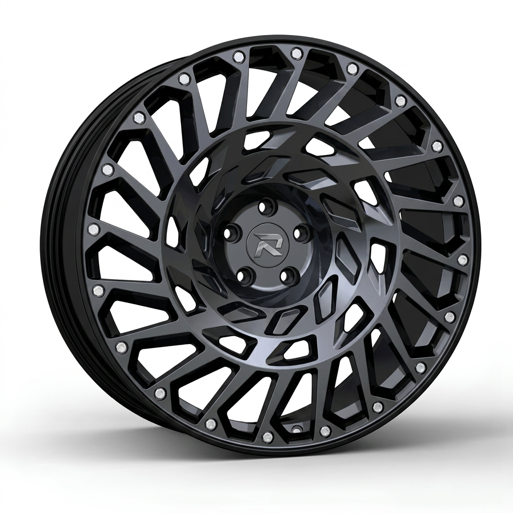 RZR CLXXIX forged wheel — Smoked Chrome / Gloss Black