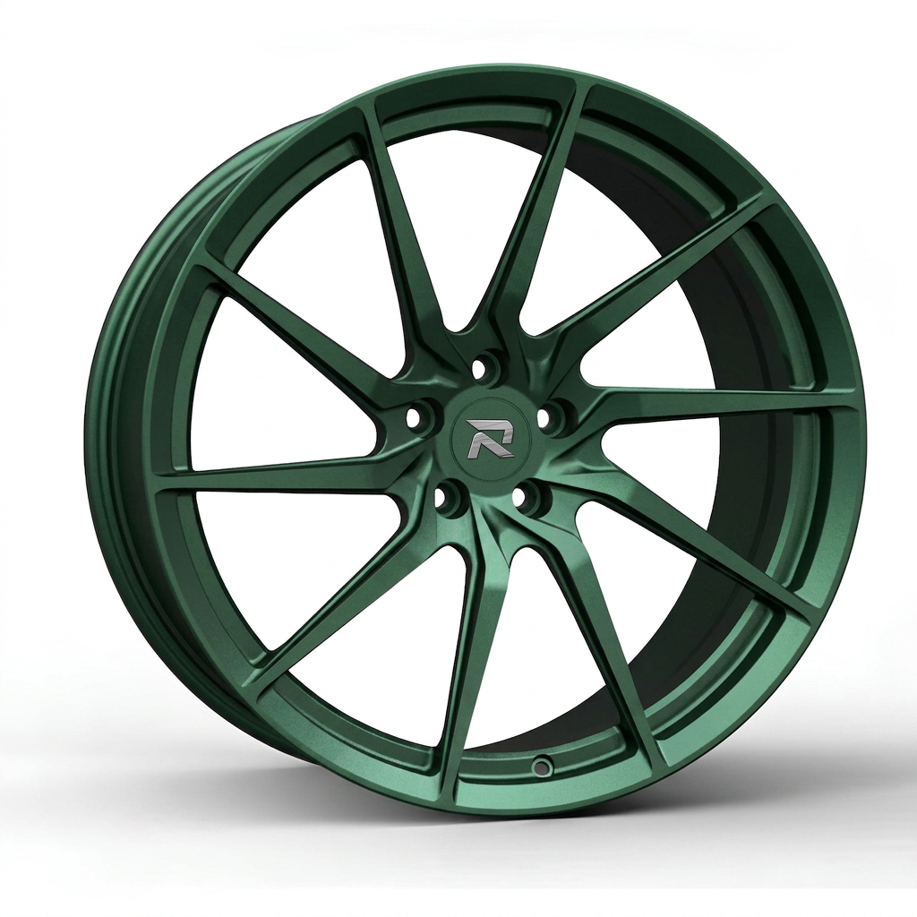 RZR CCIV forged wheel — Satin Emerald Metallic
