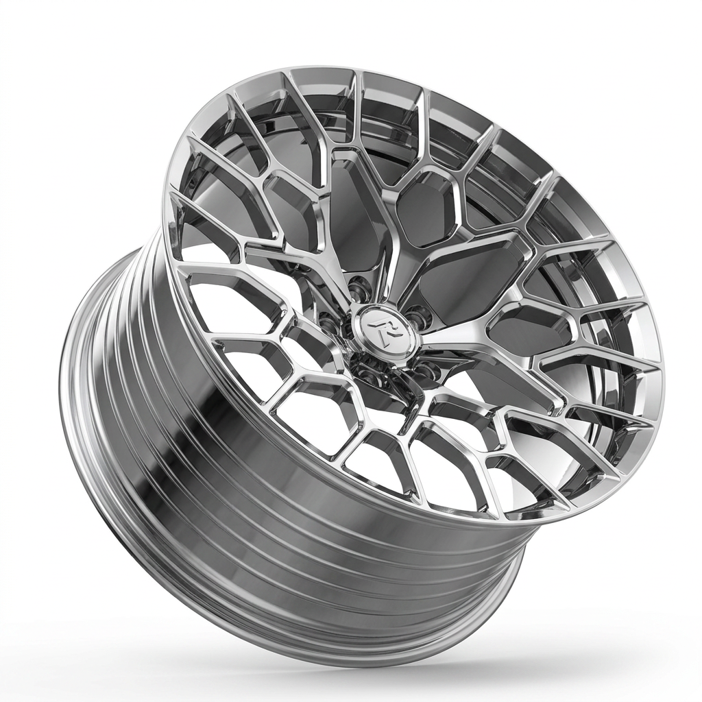 RZR LXXXIII forged wheel — Full Polished Chrome