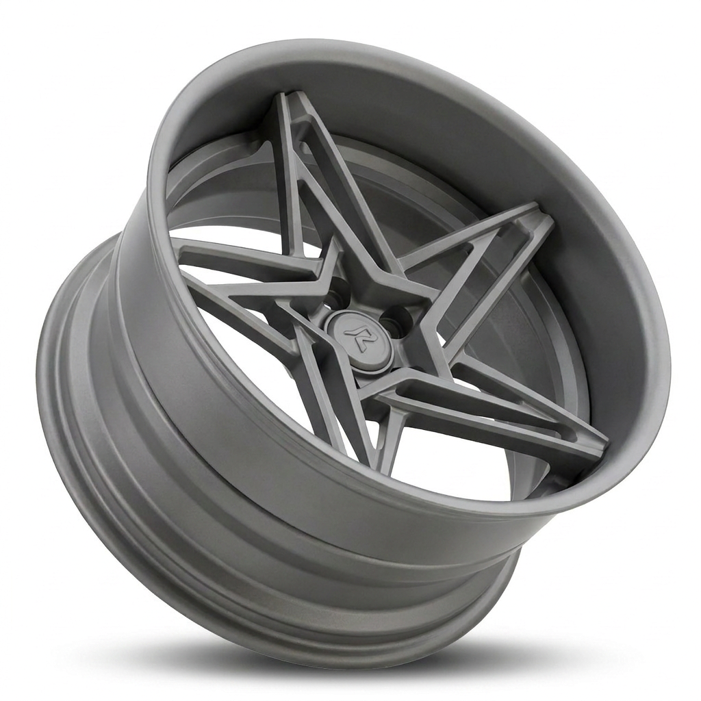 RZR IX forged wheel — Full Matt Titanium Grey