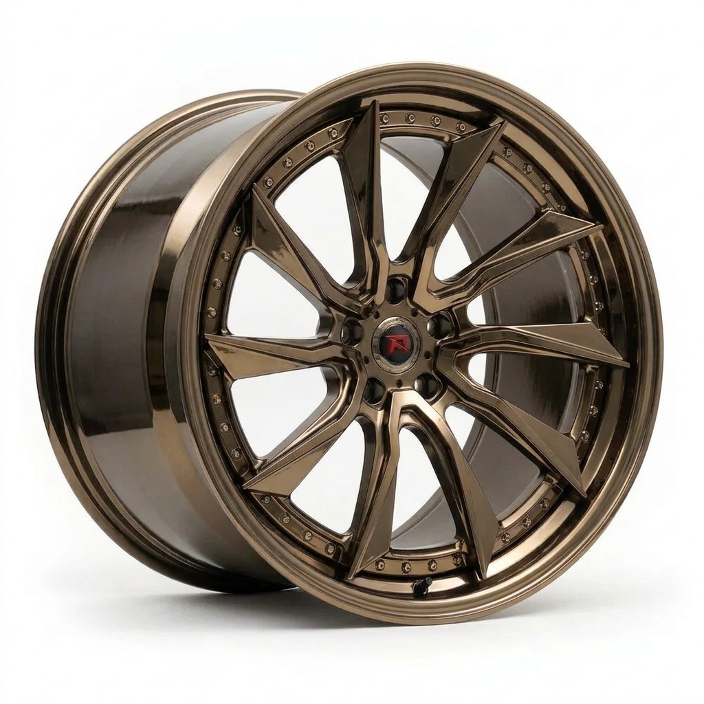 RZR LVIII forged wheel — Tinted Bronze Chrome
