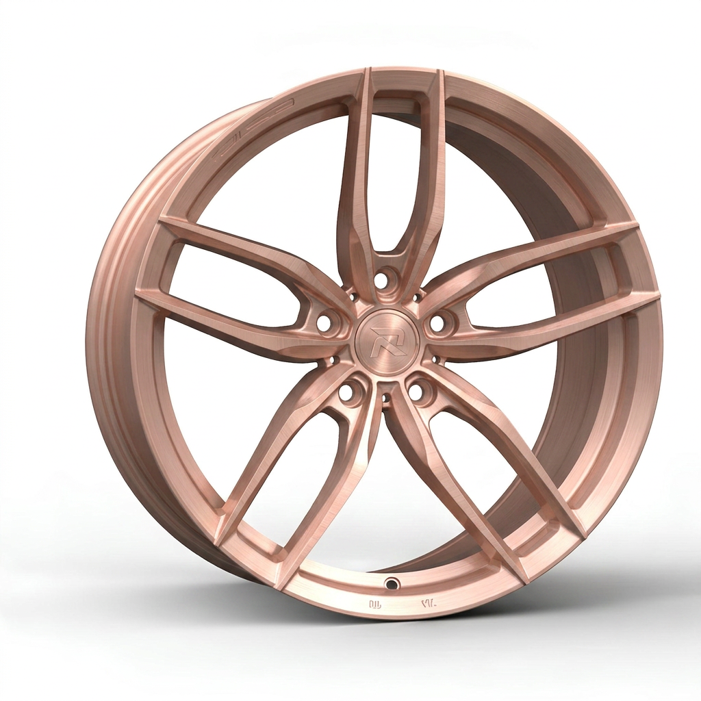 RZR CXCIII forged wheel — Brushed Rose Gold