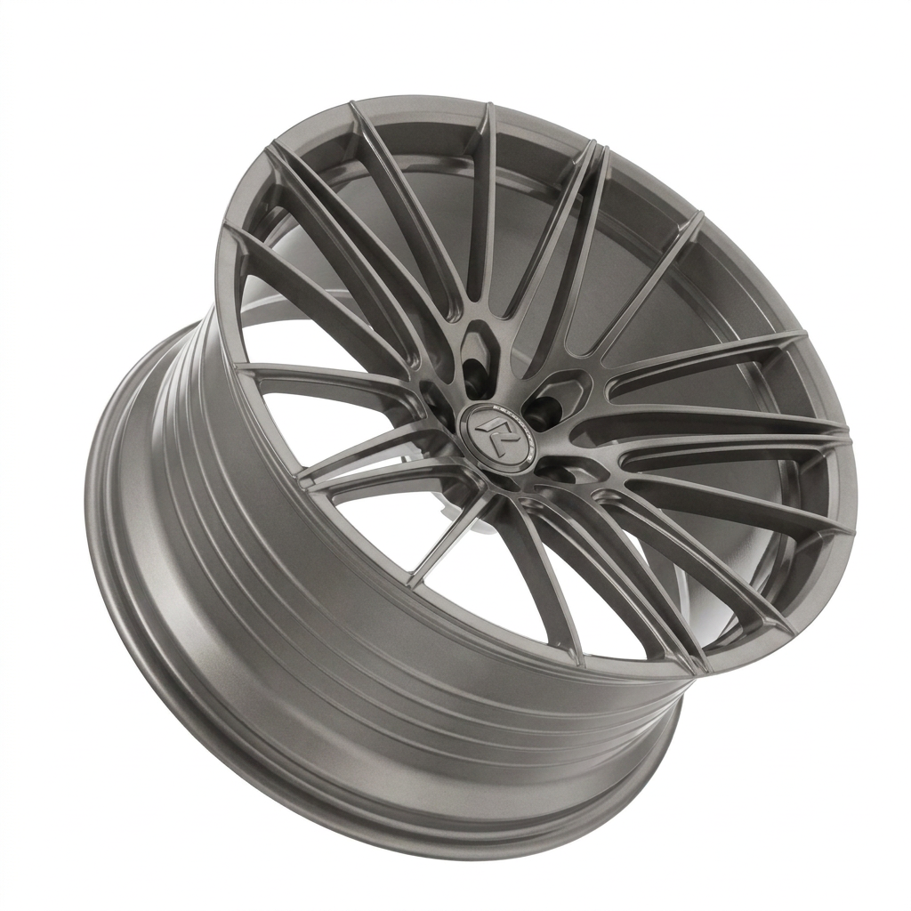 RZR LXXIII forged wheel — Satin Titanium Grey