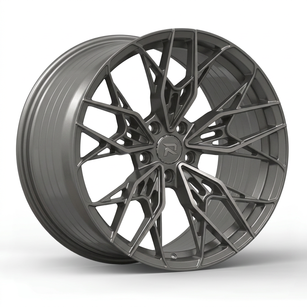 RZR CXXXVII forged wheel — Satin Gunmetal