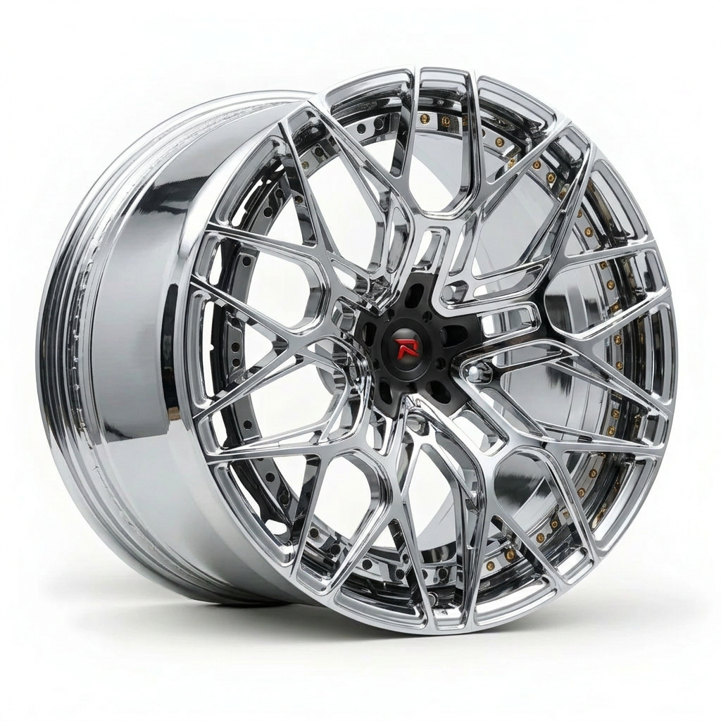 RZR XX forged wheel — Full Polished Chrome