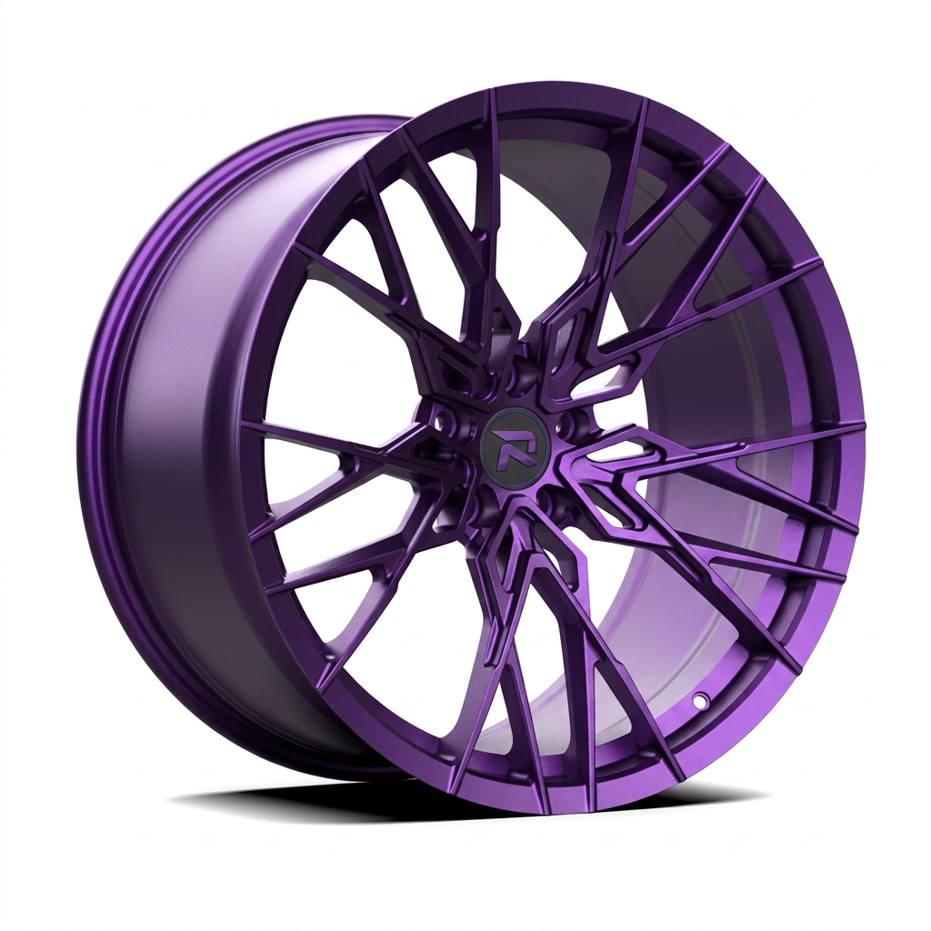 RZR CXLII forged wheel — Satin Purple Metallic