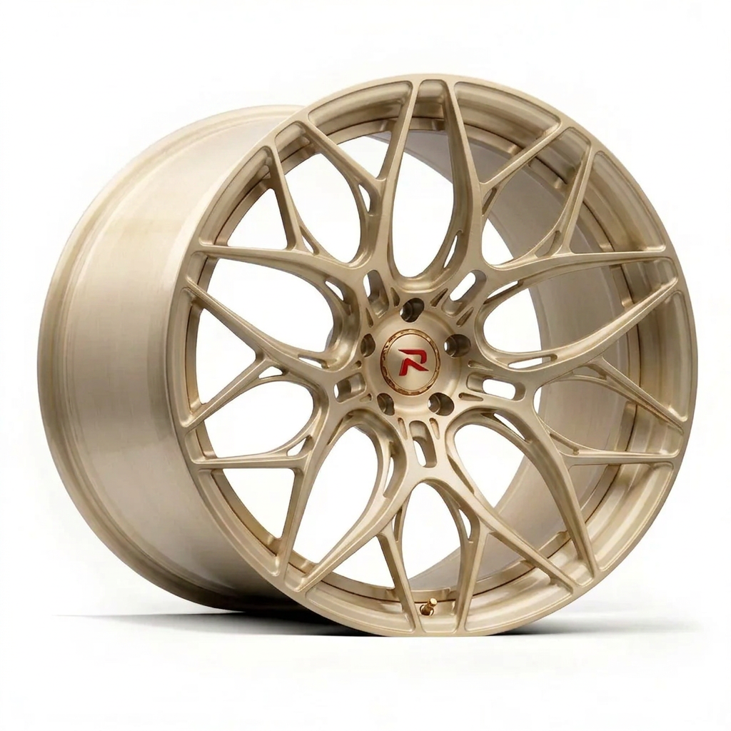 RZR LIV forged wheel — Brushed Champagne Gold