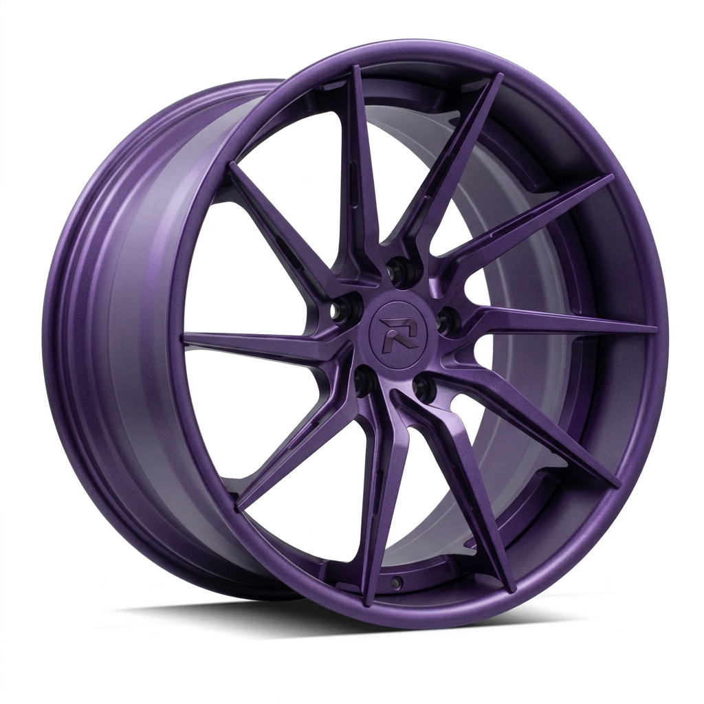 RZR XCIV forged wheel — Satin Purple Metallic