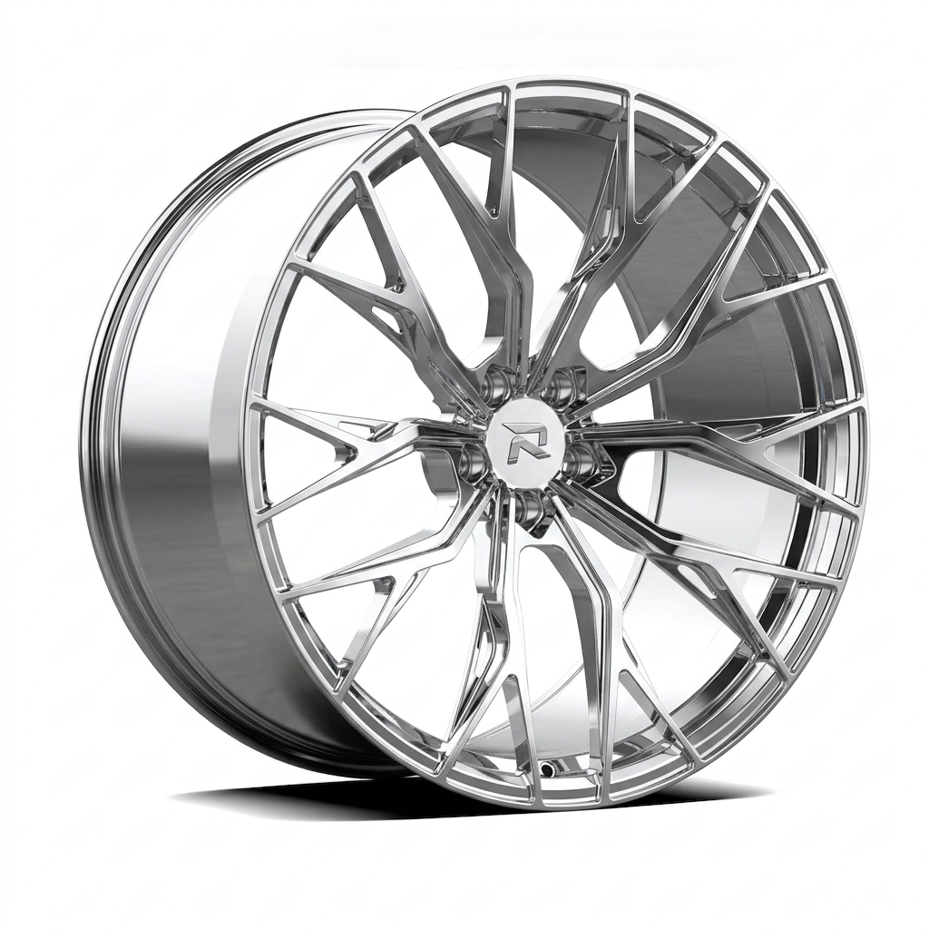 RZR CCII forged wheel — Full Polished Chrome