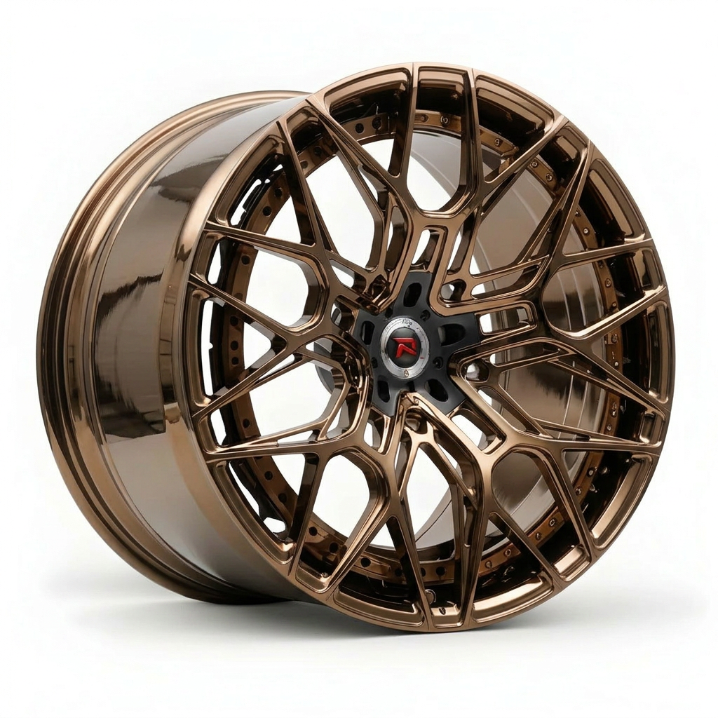 RZR XX forged wheel — Tinted Bronze Chrome