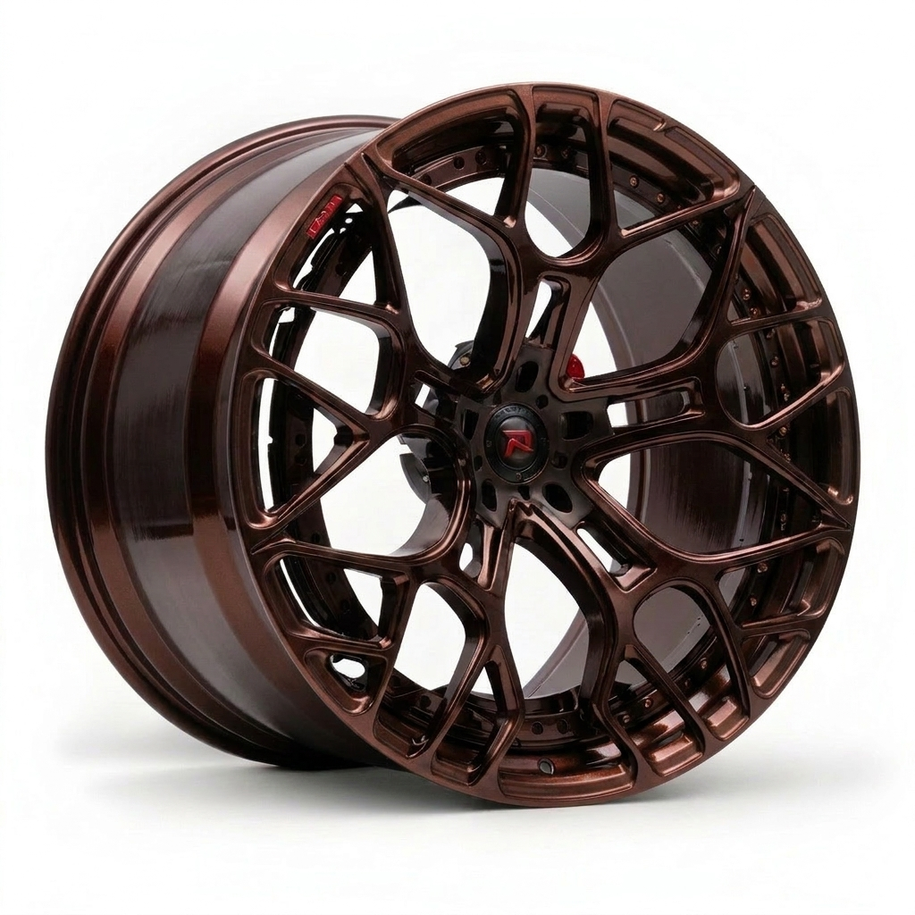 RZR XII forged wheel — Gloss Brushed Copper
