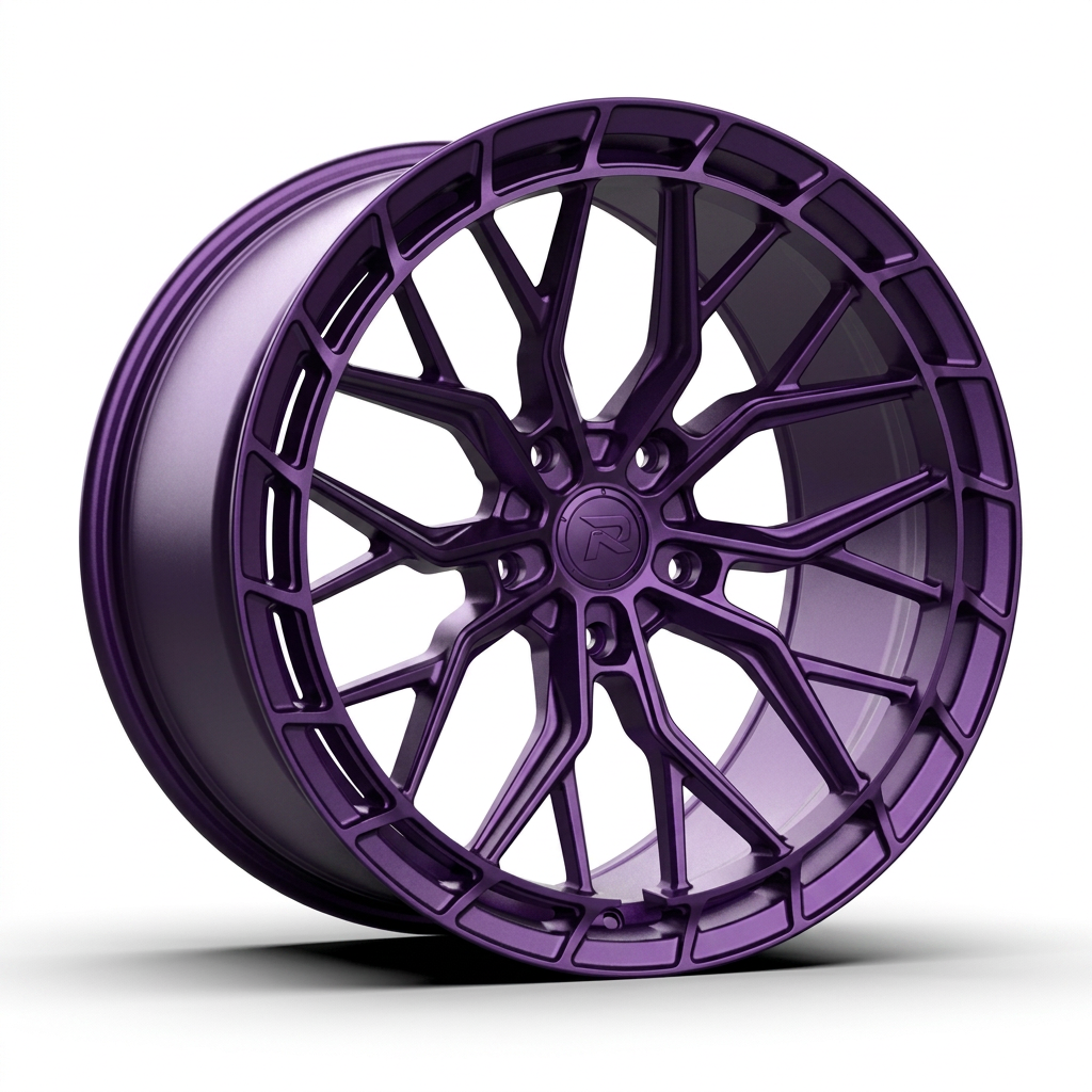RZR CXXVI forged wheel — Satin Purple Metallic
