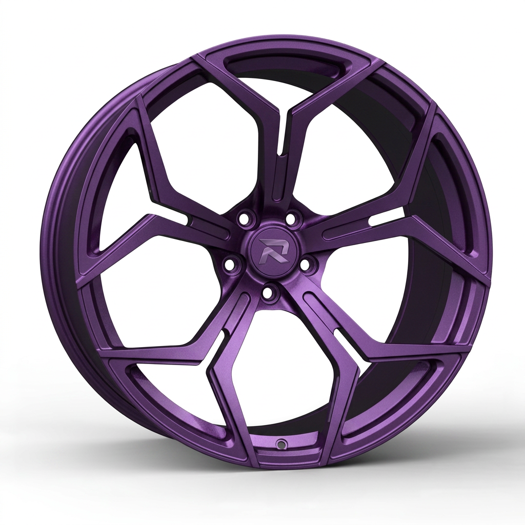 RZR CLXXV forged wheel — Satin Purple Metallic