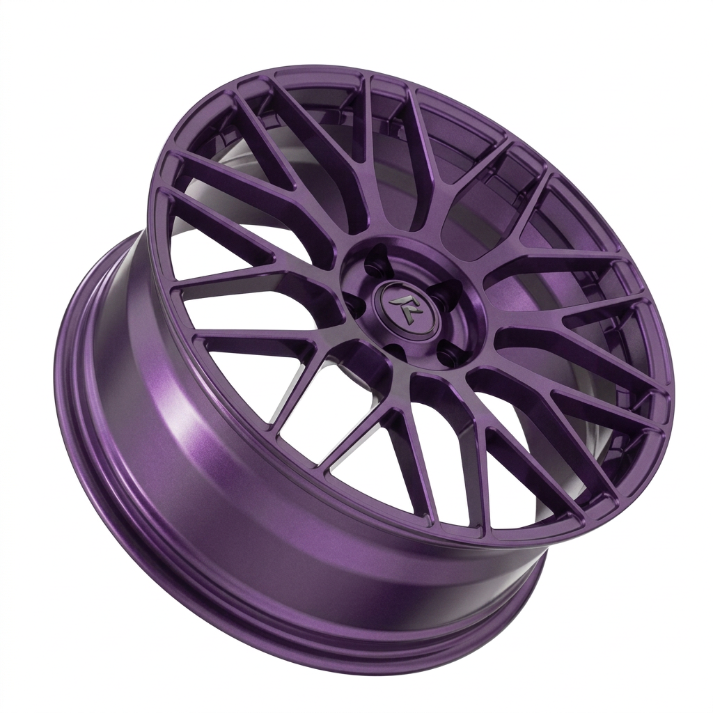 RZR LXXXIX forged wheel — Satin Purple Metallic