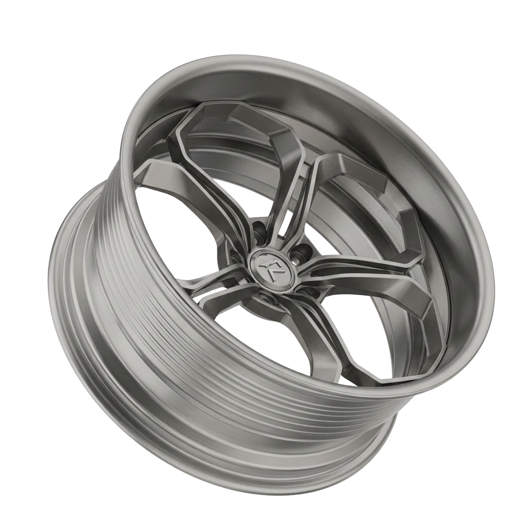 RZR LXIV forged wheel — Satin Titanium Grey