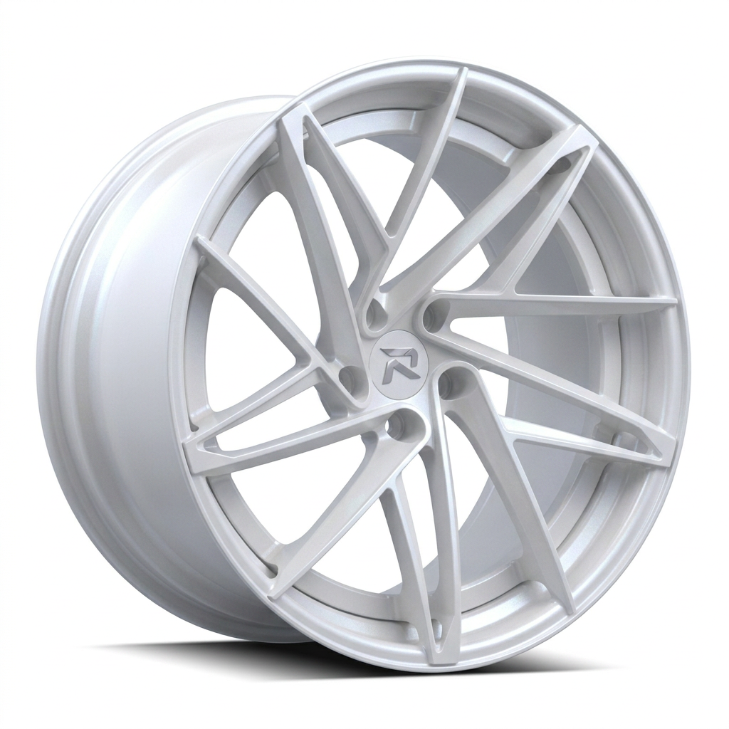 RZR CII forged wheel — Satin White Pearl
