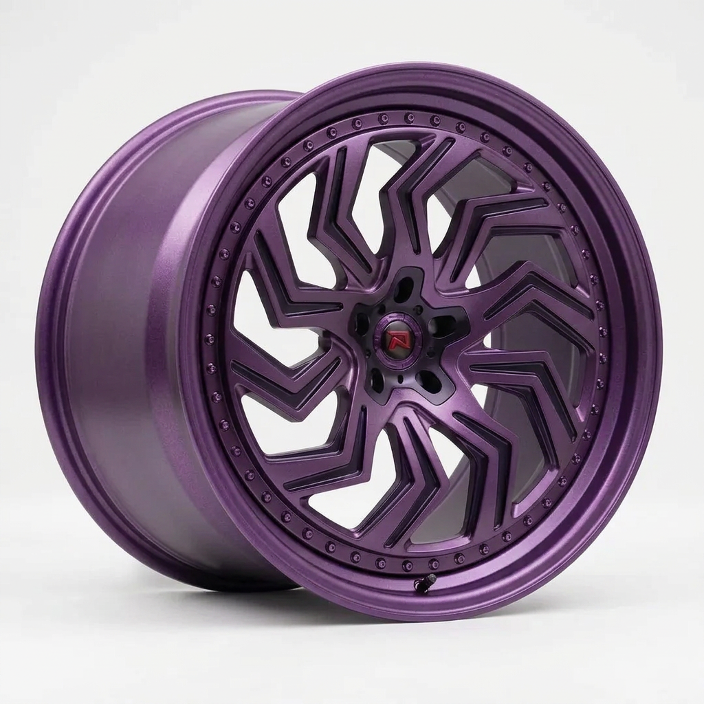 RZR XXXIX forged wheel — Satin Purple Metallic