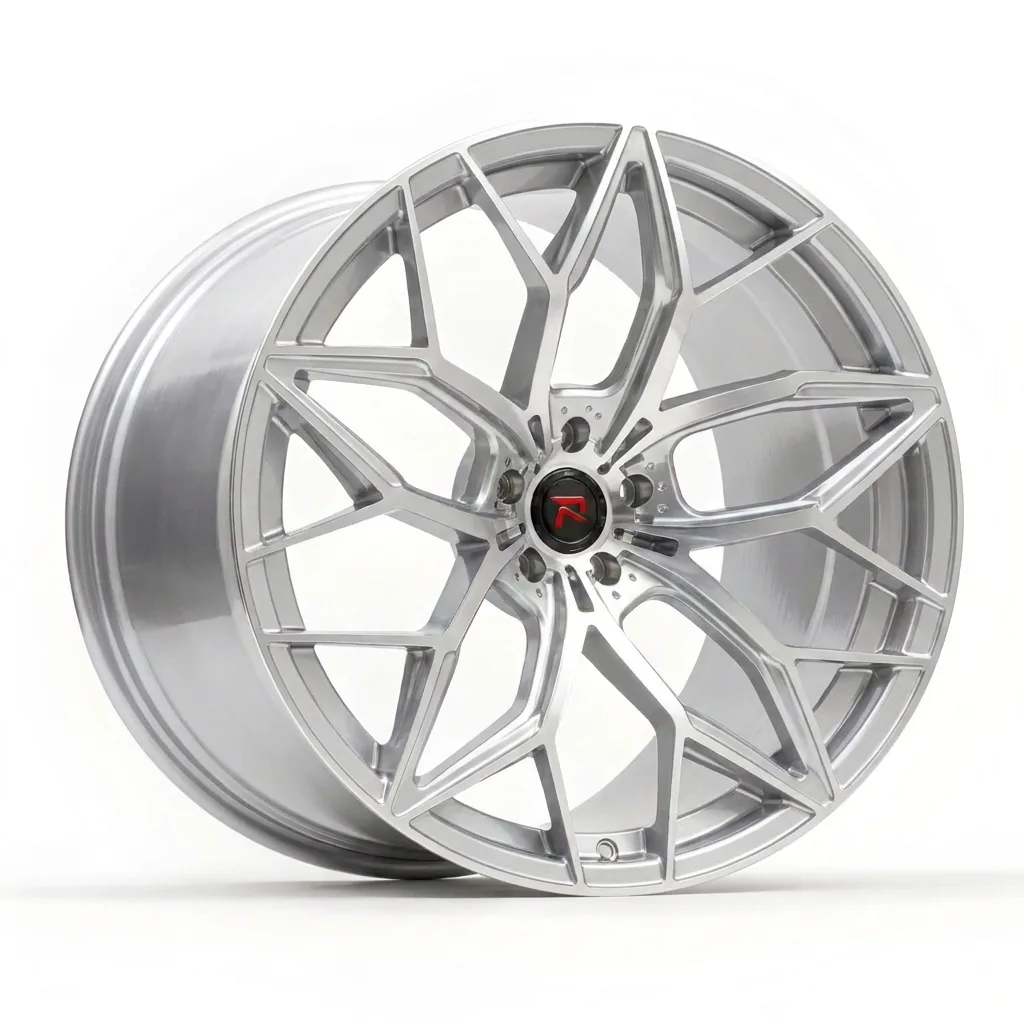 RZR XI forged wheel — Silver / Machined Face