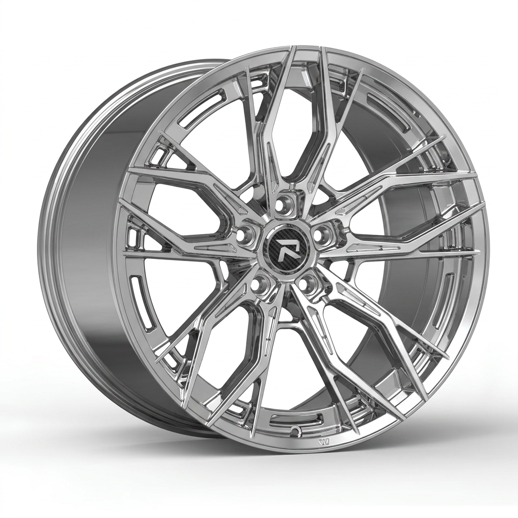RZR CXXXV forged wheel — Full Polished Chrome