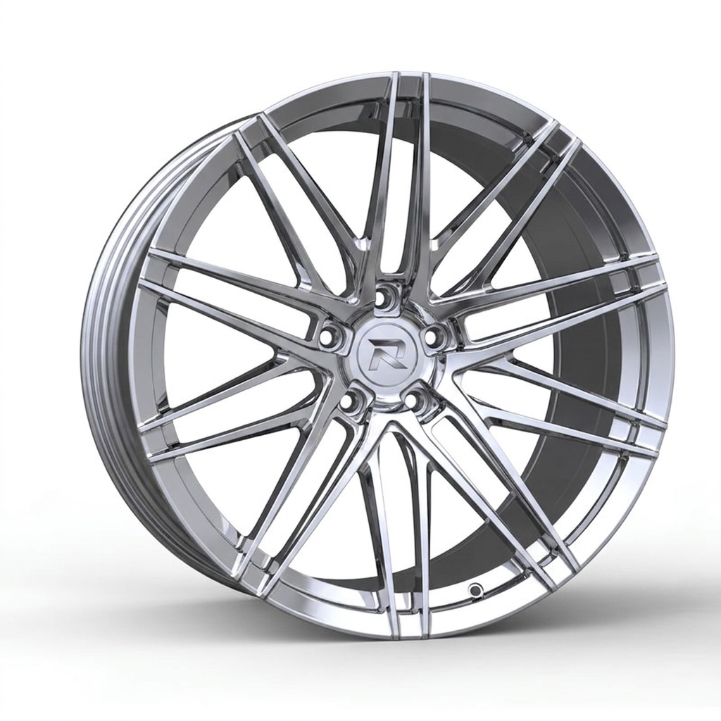 RZR CXCI forged wheel — Full Polished Chrome