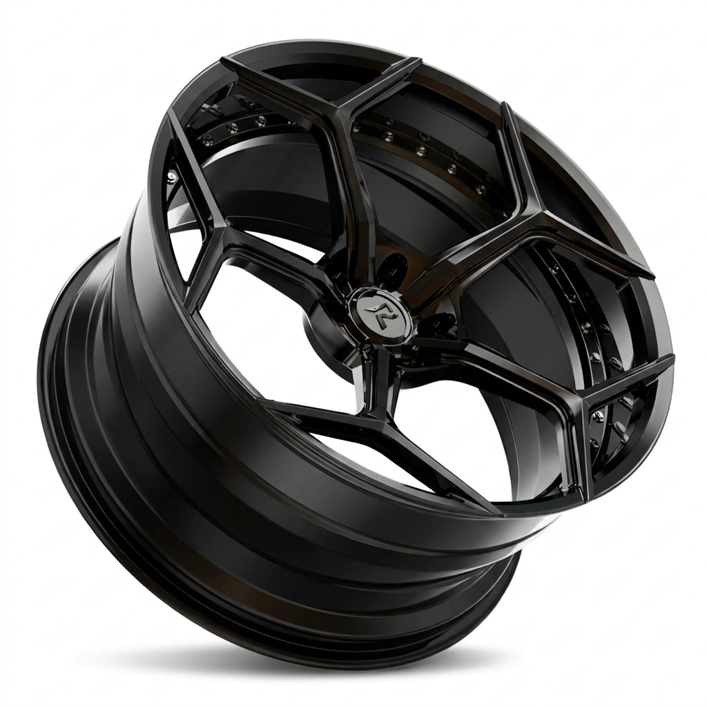 RZR VI forged wheel — Gloss Black