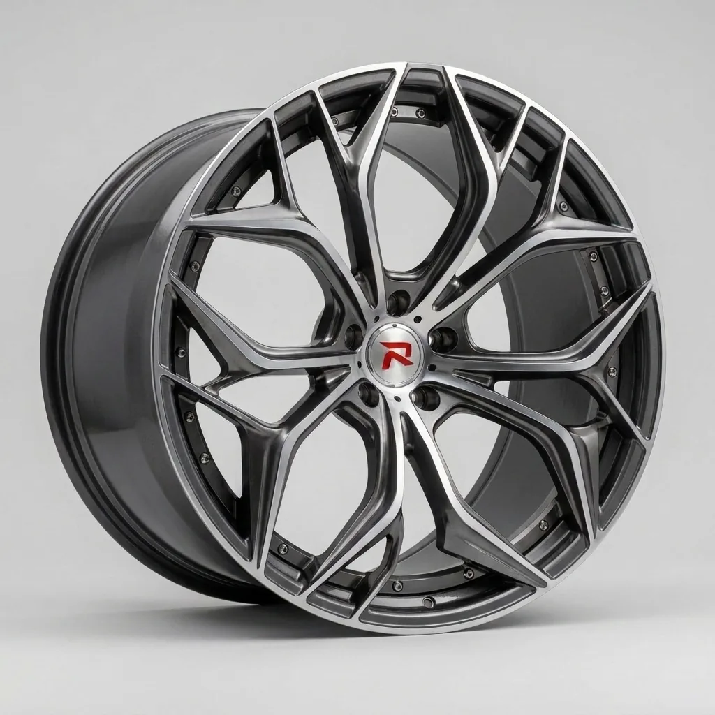 RZR XIX bespoke finish — Gunmetal / Machined Face
