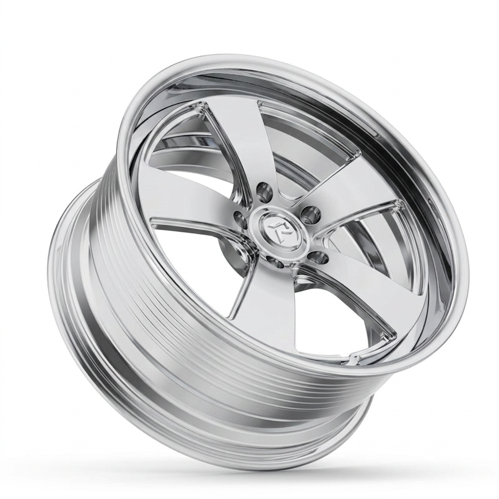 RZR LXVII forged wheel — Full Polished Chrome