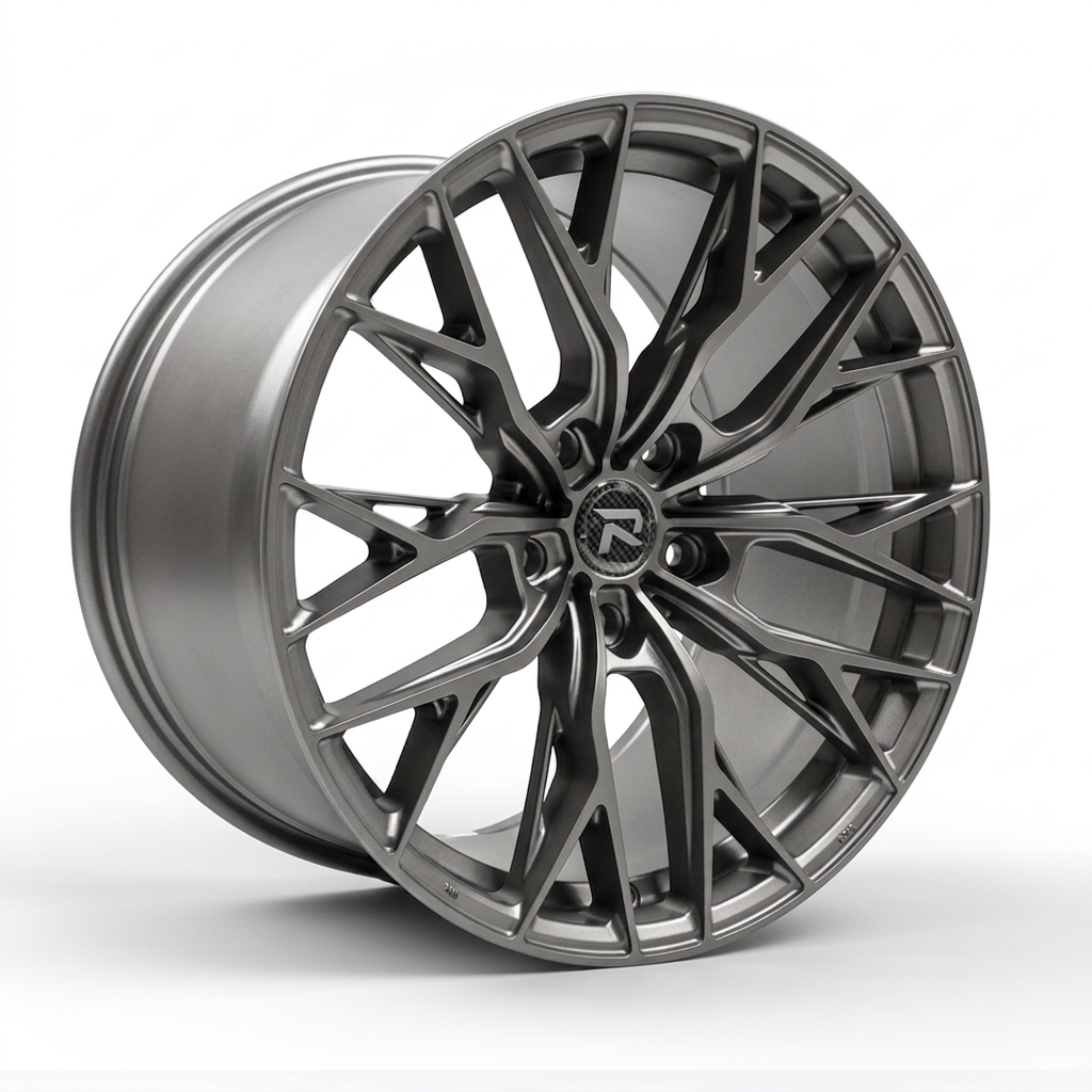 RZR CLV forged wheel — Satin Titanium Grey