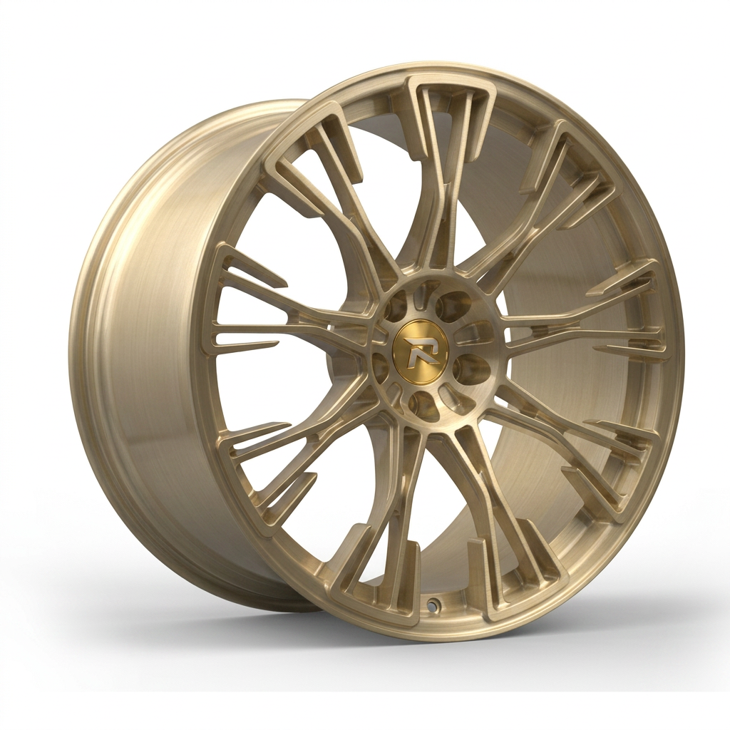 RZR CLXXX forged wheel — Brushed Champagne Gold