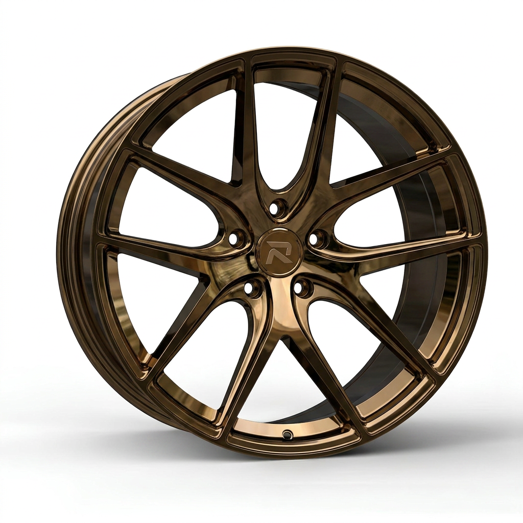 RZR CXCII forged wheel — Tinted Bronze Chrome