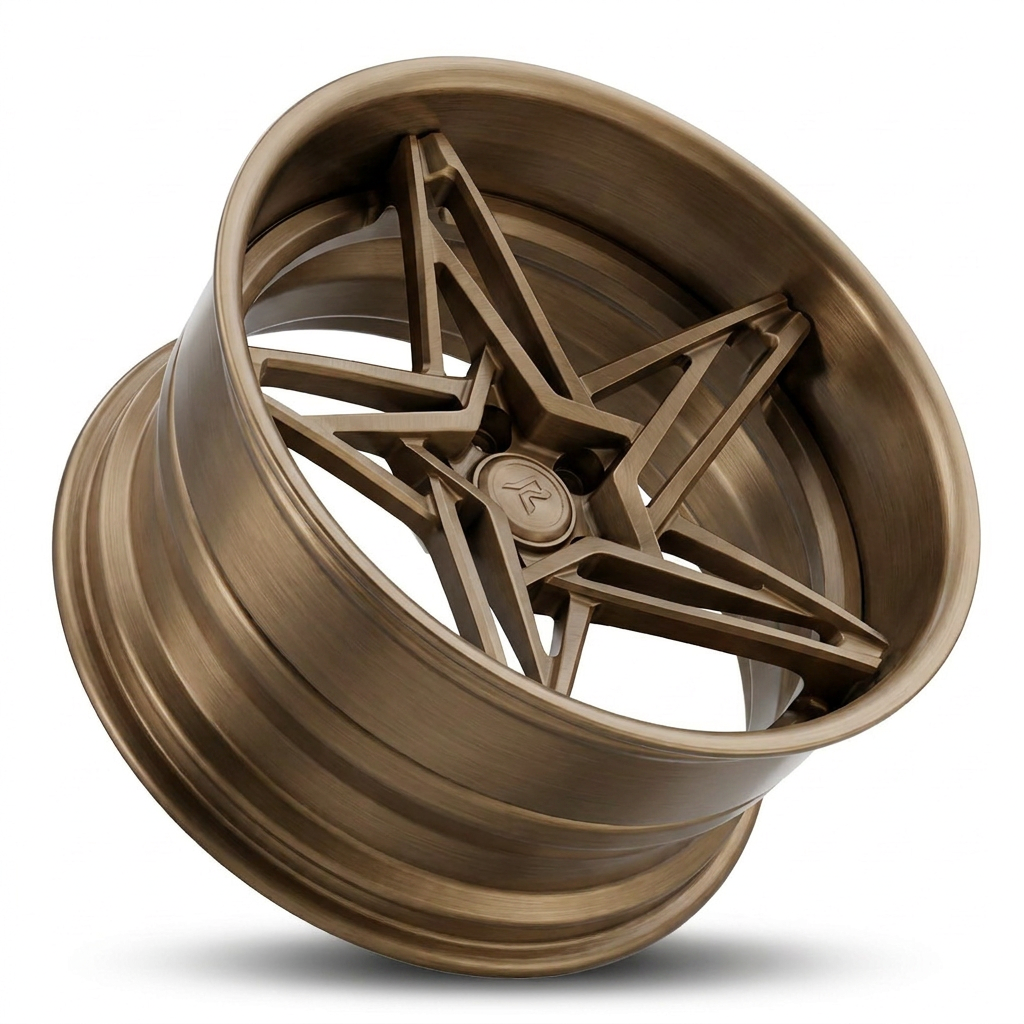 RZR IX forged wheel — Full Brushed Antique Bronze
