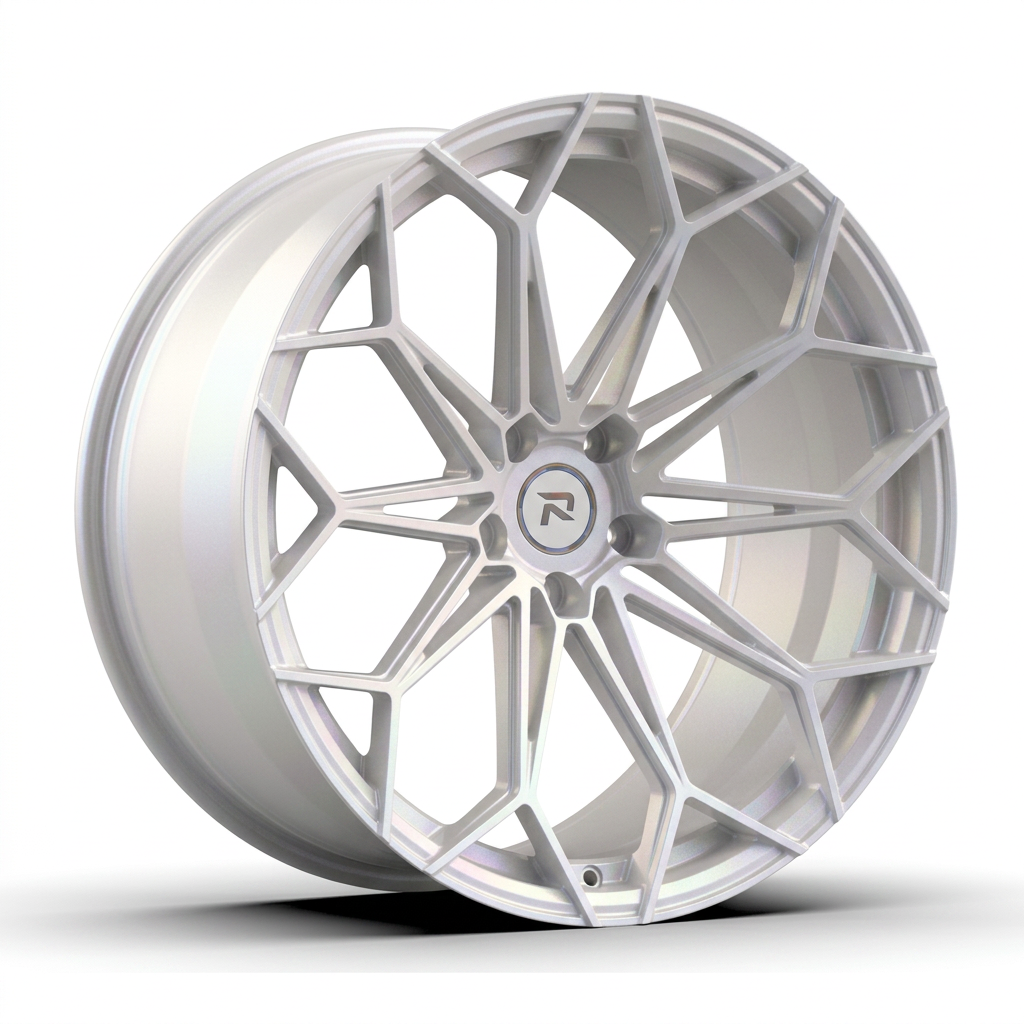 RZR CXXV forged wheel — Satin White Pearl