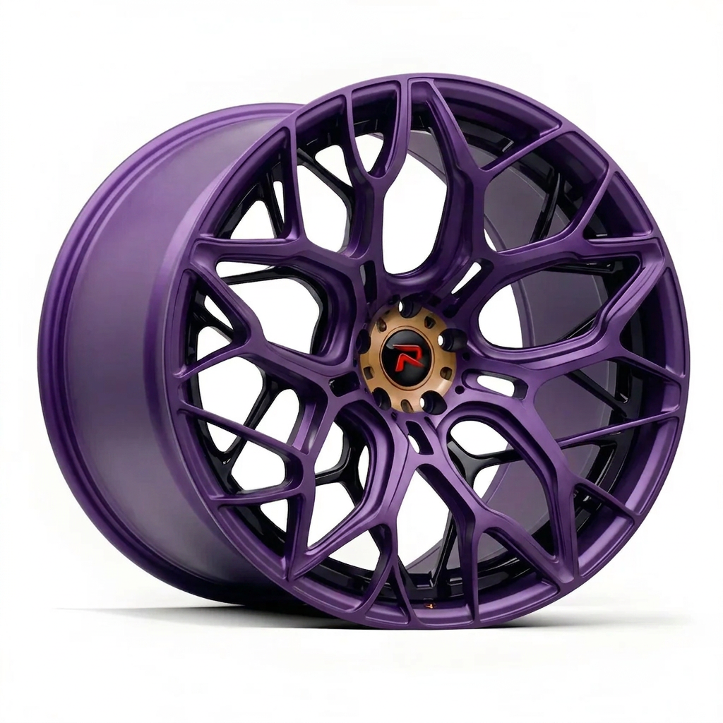 RZR XLIII forged wheel — Satin Purple Metallic
