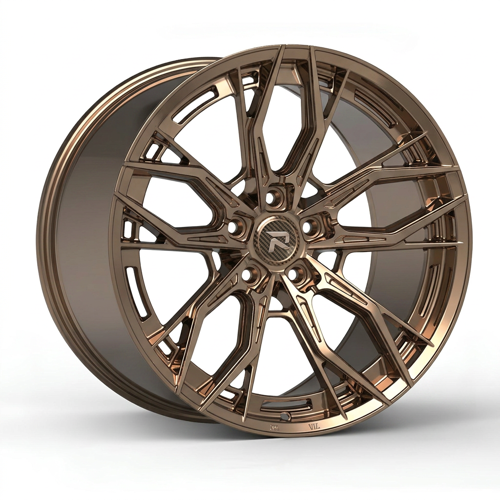 RZR CXXXV forged wheel — Tinted Bronze Chrome